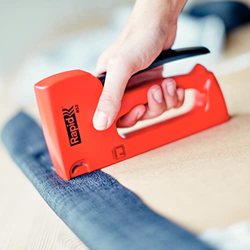 Rapid R53 Staple Gun with Staples, for Furniture Upholstery, Decorative