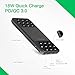 Wireless Portable Charger 10000mAh, 10W Qi Fast Charging Wireless Power Bank with Suction Cup, 18W USB C Power Delivery High Speed Quick Charge 3.0 External Battery Pack Compatible with iPhone Samsung