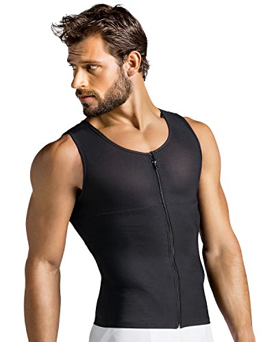 Leo Men's Abs Slimming Body Shaper with Back Support