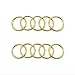 20 Pcs 1 Inch Gold Round Brass Rings, Metal Hoop Ring for Dream Catcher Crafts Accessories