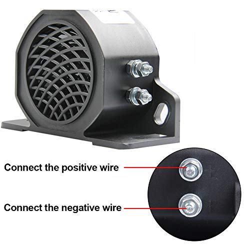 Bang4buck Universal Backup Warning Alarm 105dB 12 V Reverse Beeper Buzzer System for Construction Truck Heavy Vehicle -2 Year Warranty