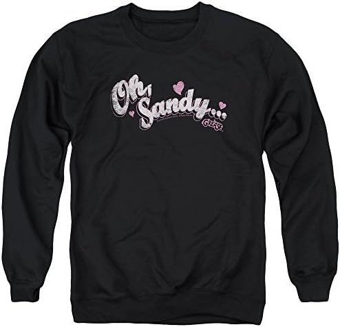 Grease Oh Sandy Mens Crewneck Sweatshirt Black 3X