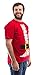 Santa Claus Costume | Jumbo Print Novelty Christmas Holiday Humor Unisex T-shirt