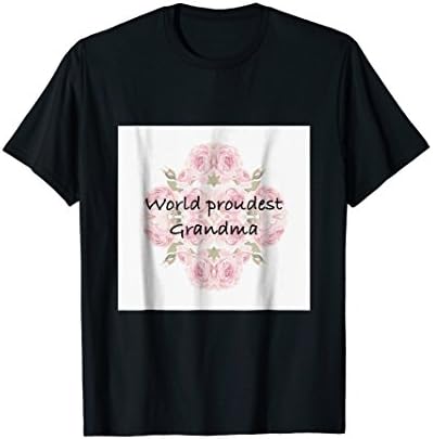 Holiday World proudest Grandma funny T-shirt
