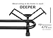 BIKEHAND Bicycle Floor Type Parking Rack Stand - for Mountain and Road Bike Indoor Outdoor Nook Garage Storage