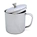 Backpacking Stainless Steel Mess Kit Lightweight 1 Person Dish Set with Mesh Bag - Complete Dinnerware Set Includes Plate, Bowl, Cup, Knife, Fork and Spoon - Perfect for Any Outdoor Use