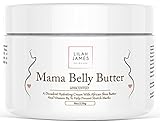 Belly Butter 8oz- Organic Decadent Cream Helps Prevent Stretch Marks, Relieves Itching, And Hydrates Skin During Pregnancy