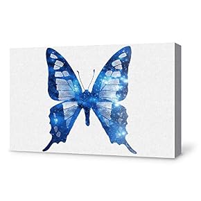 Wall26-Canvas Wall Art-Beautiful Butterfly-Giclee Painting Wall Art for...