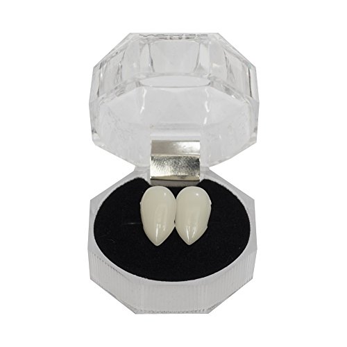YOHEE Cosplay 13mm Vampire Teeth Dentures Halloween Party Props Fangs