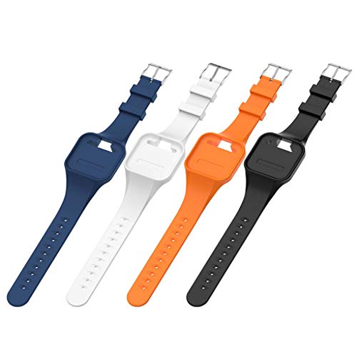huanban072 Silicone Watch Band Replacement Wrist Strap Wristwatch for GolfBuddy Voice GPS Voice 2 Golf GPS/Rangefinder (White)