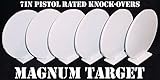 Steel Shooting Targets 7 Inch Round Knockovers - NRA Action Pistol Plates