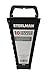 Steelman Universal 10-Tool Wrench Holder/Organizer for Mechanics, Conforming Slots, Handle for Carrying or Hanging Garage Storage, Black primary