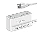 iClever USB Power Strip Charger, 4320 Joules Surge Protector with 6 AC Outlet 6 USB Port, 6ft Extension Cord
