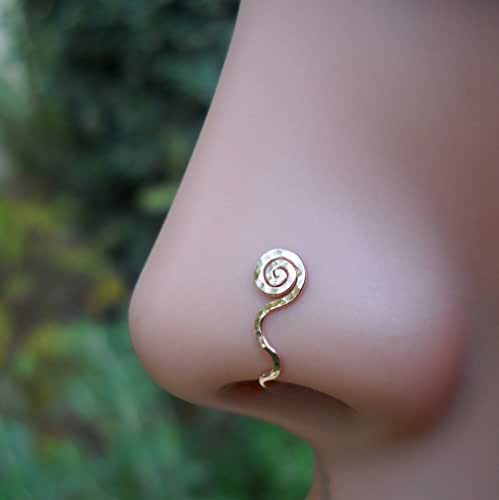 silver nose ring amazon