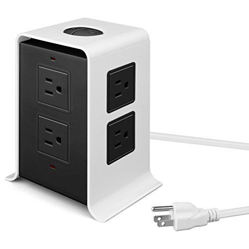 TNP Power Strip with USB Surge Protector - 8 AC Outlet 4 USB Port Charger Charging Station Smart Travel Power Supply Adapter Multi Socket Plug Extension Cord For Smartphone & Appliance (6 Ft, Black) TNP Power Strip with USB Surge Protector - 8 AC Outlet 4 USB Port Charger Charging Station Smart Travel Power Supply Adapter Multi Socket Plug Extension Cord For Smartphone & Appliance (6 Ft, Black)