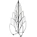 H Potter Garden Lotus Bud Trellis for Climbing Plants Wrought Iron Metal Obelisk for Patio Deck Flowers Weather Resistant Yard Art