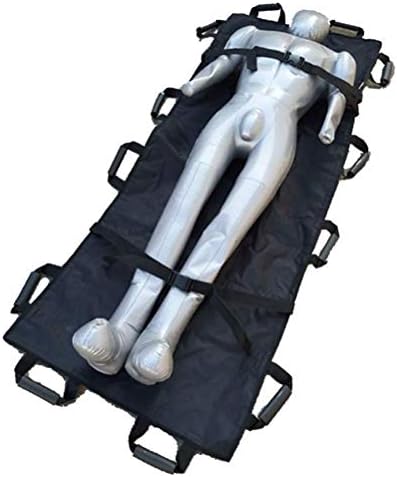 XGYUII Portable Folding Soft Stretcher Thick Canvas Shift Pad With 12 Handles Medical Folding Soft Stretcher for Hospital Home Sports Venues