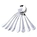 MIU COLOR Round Soup Spoons – Stainless Steel Table Teaspoons, Set of 8