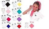 Hip Hop 50s Shop Kids 3 Piece Accessory Set (Chiffon Scarf-Poodle Socks-Cat Eye Glasses)