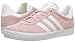 adidas Originals Unisex-Child Gazelle Sneaker, Icey Pink/White/Gold Metallic, 2