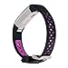 Wishta Fitbit Alta Bands, Newest Adjustable Replacement Bands for Fitbit Alta/ Fitbit Alta band/ Fitbit Alta Bands (No Tracker) (Black/Purple)