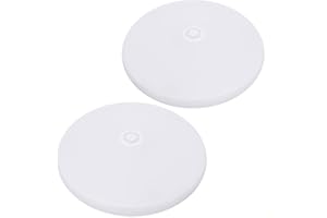 Facon 2-Pack Ultra Slim 4.5'' 12V RV Puck Lights w/Switch, SY-SM45 4000K Cool White LED Interior Lights for RVs, Camper Van, Boats, 12V Dome Light Fixture – cETL Certified