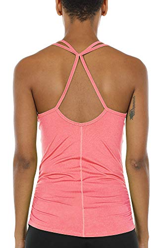 icyzone Workout Yoga Fitness Sports Racerback Tank Tops for… at Amazon