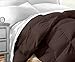 Sleep Restoration Down Alternative Comforter 1400 Series - Best Hotel Quality Duvet Insert Bedding - King - Chocolate