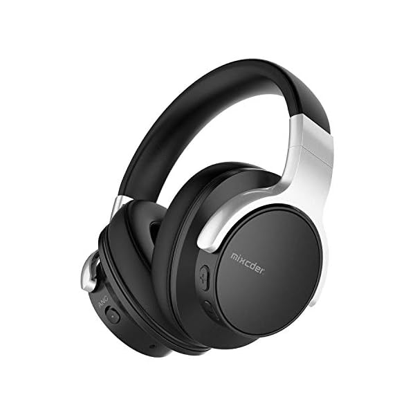 Mixcder-E7-Active-Noise-Cancelling-Headphones-Bluetooth-50-Wireless-Over-Ear-Headset-with-Hi-Fi-Deep-Bass-30-Hours-Playtime-Quick-Charge-CVC80-Mic-for-PCCell-PhonesTV-Black Mixcder E7 Active Noise Cancelling Headphones Bluetooth 5.0 Wireless Over Ear Headset with Hi-Fi Deep Bass, 30 Hours…