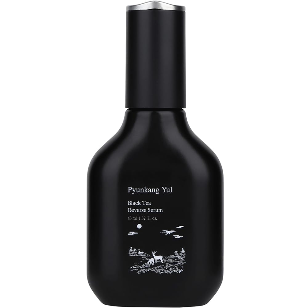 [PKY] Pyunkang Yul Black Tea Boosting Serum, Condensed Nutrition for Fine Line Care with Kombucha, Korean Skincare (1.52 Fl. Oz, 45ml)