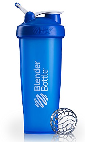 BlenderBottle Classic Loop Top Shaker Bottle, Blue/Blue, 32-Ounce Loop Top