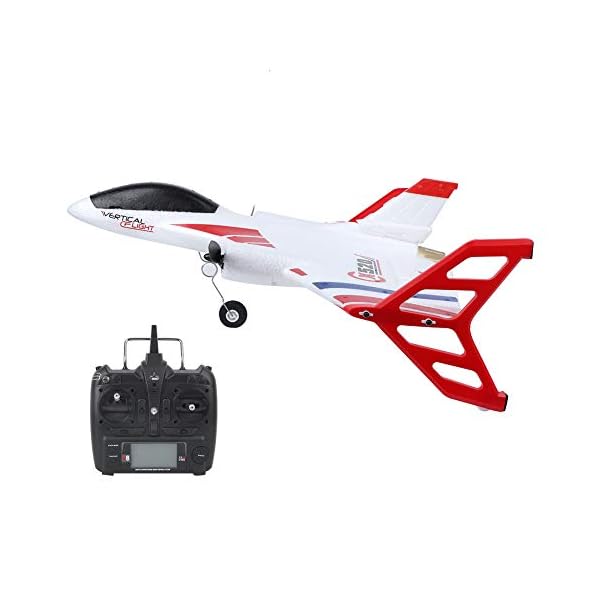 Hyjgjzjh Modell 6 Kanäle Bürstenloser Vertikaler Start Stunt Flugzeug Modell ToyWhite RC Flugzeug – Bild 7