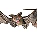 Halloween Haunters Hanging Flying 3 Foot Wing Span Vampire Bat with Red LED Eyes Prop Decoration - Evil Demon Light-Up Flashing Eyes - Spooky Scary Haunted House, Graveyard Entryway