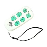 Universal Big Button TV Remote - EasyMote | Backlit, Easy Use, Smart, Learning Television & Cable Box Controller, Perfect for Assisted Living Elderly Care. White TV Remote Control