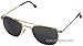 AO Eyewear Original Pilot 55mm 23K Gold Frame Bayonet Temple Cosmetan Brown Glass Lens Sunglasses USMC USAF USN