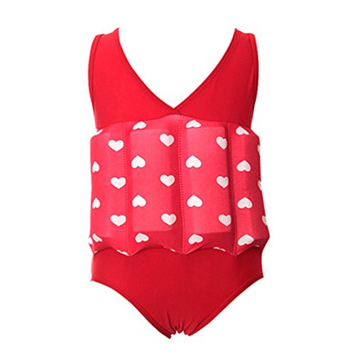 Ponce Fashion Toddler Baby Floating Vest Swimwear Detachable Buoyancy Swimsuit Training Set