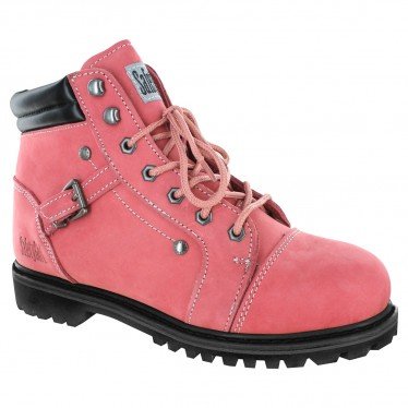 Safety Girl GS007-Pink-8.5M Safety Girl Fusion Work Boot - Pink Steel Toe 8.5M, English, Capacity, Volume, Leather, 8.5M, Pink () - Thumbnail 4