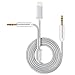 iPhone 7 Aux Adapter, DISDIM Aluminum [Anti-oxidation] Lightning Port to Audio Jack Cable with Male Extend 3.5mm Adapter Cord for iPhone 7 / 7 Plus / 8 / 8 Plus,iOS 11,Android Smartphone to Car Stereo