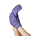 NatraCure Moisturizing Gel Booties and Gloves Set - (for Dry Skin, Dry Hands, feet, Cracked Heels, cuticles, Rough Skin, Dead Skin, use with Your Favorite lotions) - 155/175-LAV/RET - Color: Lavender
