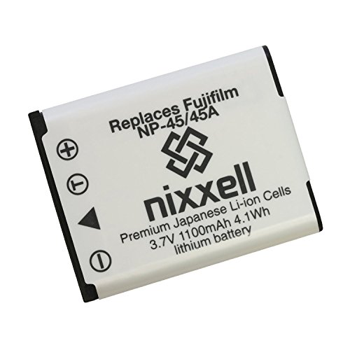 SNS-Nixxell Battery for Fujifilm NP-45, NP-45A, NP-45B, NP-45S , BC-45 and Fuji FinePix Select J-Series, JX-Series, JZ-Series, L-Series, T-Series, XP10, XP11, XP15, XP20, XP21, XP22, XP30, XP31, XP50, XP60, XP70, Z10fd, Z20fd, Z30, Z31, Z33WP, Z35, Z37, Z70, Z71, Z80, Z81, Z90, Z91, Z100fd, Z110, Z115, Z200fd, Z250fd, Z300, Z700EXR, Z707EXR, Z800EXR, Z808EXR, Z900EXR, Z909EXR, Z950EXR, Z1000EXR, Z1010EXR (Fully Decoded)- (See Description) SNS-Nixxell Battery for Fujifilm NP-45, NP-45A, NP-45B, NP-45S , BC-45 and Fuji FinePix Select J-Series, JX-Series, JZ-Series, L-Series, T-Series, XP10, XP11, XP15, XP20, XP21, XP22, XP30, XP31, XP50, XP60, XP70, Z10fd, Z20fd, Z30, Z31, Z33WP, Z35, Z37, Z70, Z71, Z80, Z81, Z90, Z91, Z100fd, Z110, Z115, Z200fd, Z250fd, Z300, Z700EXR, Z707EXR, Z800EXR, Z808EXR, Z900EXR, Z909EXR, Z950EXR, Z1000EXR, Z1010EXR (Fully Decoded)- (See Description)