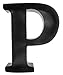Personalized Letter P Metal Wall Wine Cork Holder - Monogram Wall Art