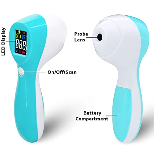 Hzran Cat and Dog Ear Temperature Monitor, 3 in 1 Pet Thermometer, Dog or Cats Ear Temperature