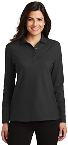Port Authority Ladies Fairway Stretch 1/4-Zip Deep Black at Amazon