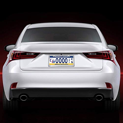 Ibetter 2 PCS Thick Stainless Steel Polish Mirror License Plate Frames, Car Licence Plate Holder Covers with Bolts, Washers and Screw Caps for US Standard (2 Holes Silver) - Thumbnail 6