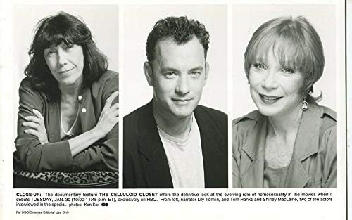 Amazon Com Lily Tomlin Tom Hanks Shirley Maclaine The Celluloid Closet Tv Press Photo Mbx80 Entertainment Collectibles