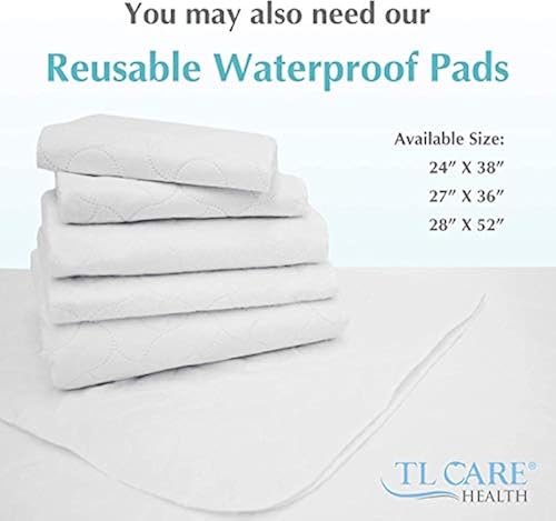 TL Care Health Fitted Hospital Bed Sheet, Fits 84