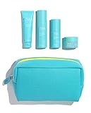 TULA Starter Kit with Probiotic Technology - Travel-friendly Facial Cleanser, Day & Night Moisturizer, Face Serum & Eye Cream for Balanced and Youthful Skin