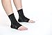 Bcurb Ankle Sleeve (2 Pair) Plantar Fasciitis for Men Women Foot Heel Arch Support Ankle Compression Socks Reduce Swelling Joint Pain Injury Recovery Achilles Tendon (Black & White, Large/X-Large)
