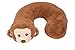 Alphabetz Monkey Baby Pillow Head and Neck Support Travel Pillow, Brown