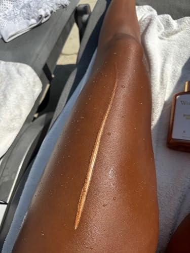 Wonders Deep Dark Tanning Oil with Shimmer | Fast Tan Accelerator for Golden Bronze Glow | Moisturizing Sun Body Oil with Coconut Oil, Carrot Oil | Vegan, Cruelty-Free, Oxybenzone-Free | 250ml